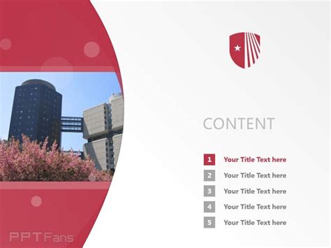 Stony Brook PowerPoint Template Design Inspiration